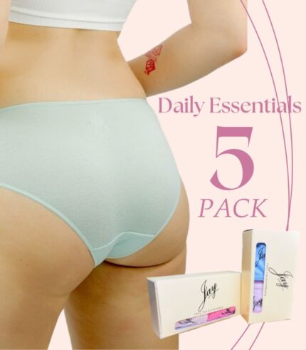 Jay Cotton Hipster Panties – 5 Pack | Soft Daily Essentials Underwear